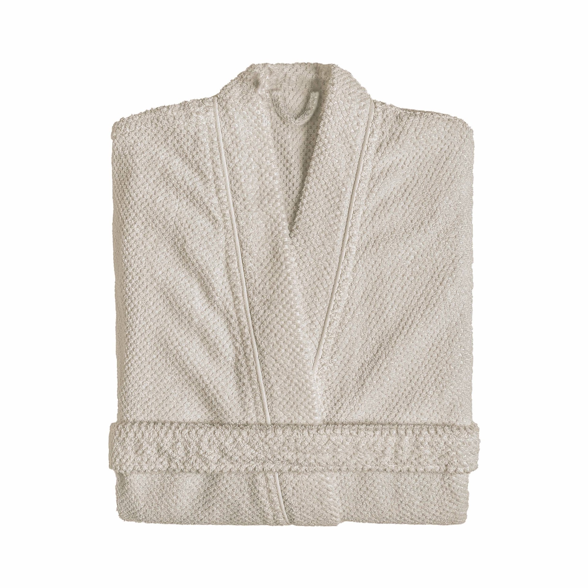 Bad & Morgonrock Bee Waffle Kimono Fog