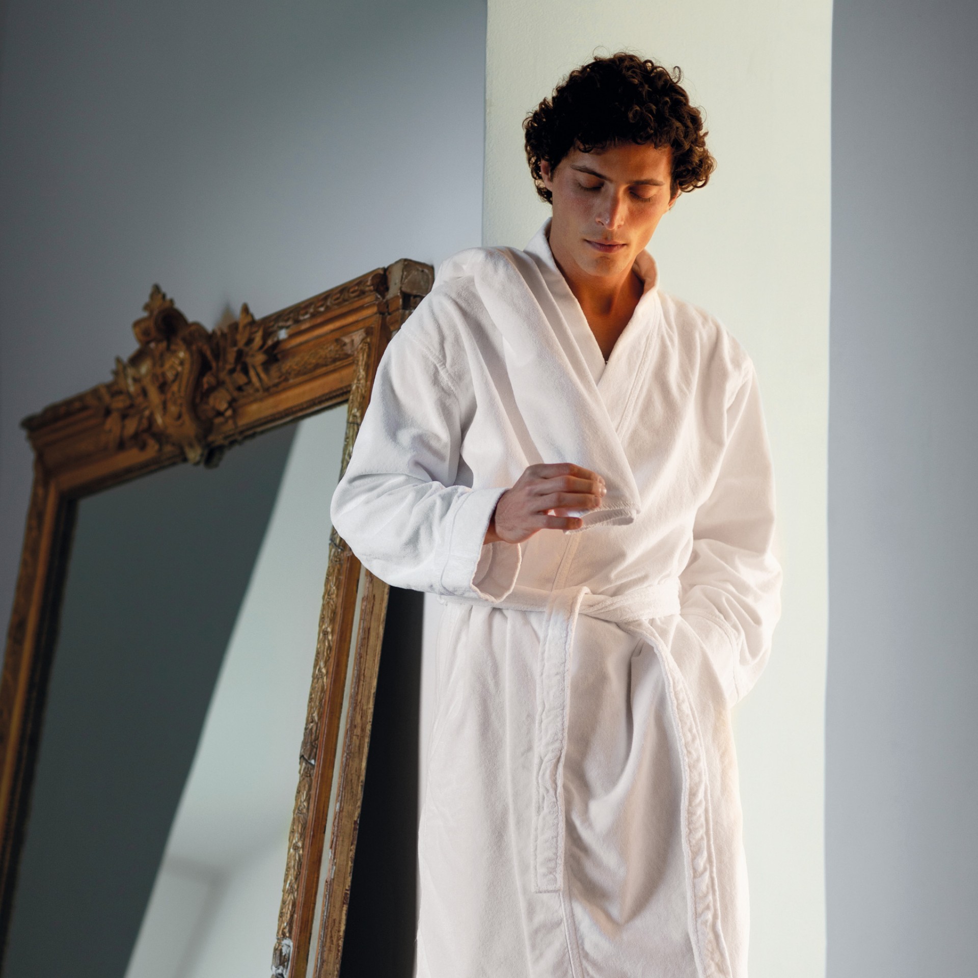 Bad och Morgonrock Cool Miljö