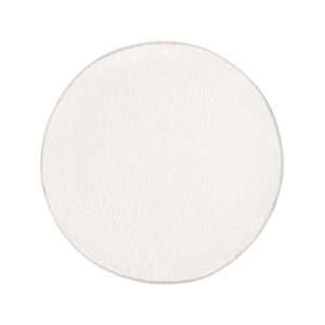 Badrumsmatta Linen Snow Rund