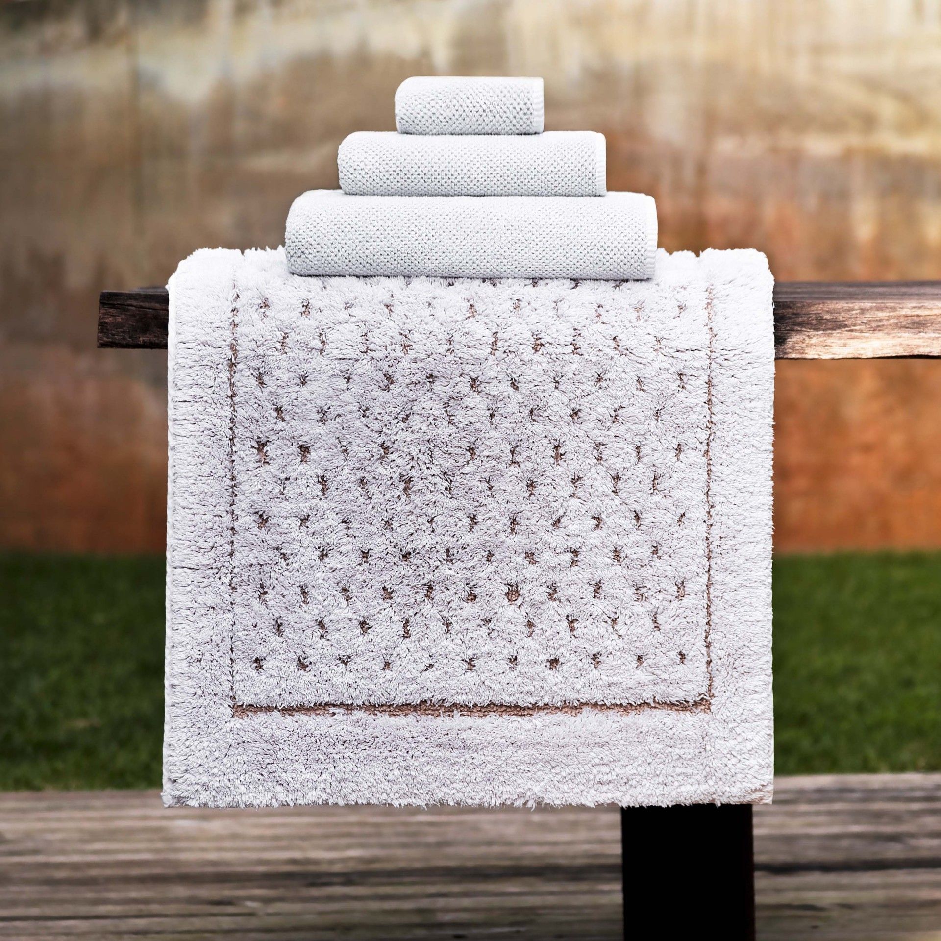 Badrumsmatta Linen Waffle Miljö