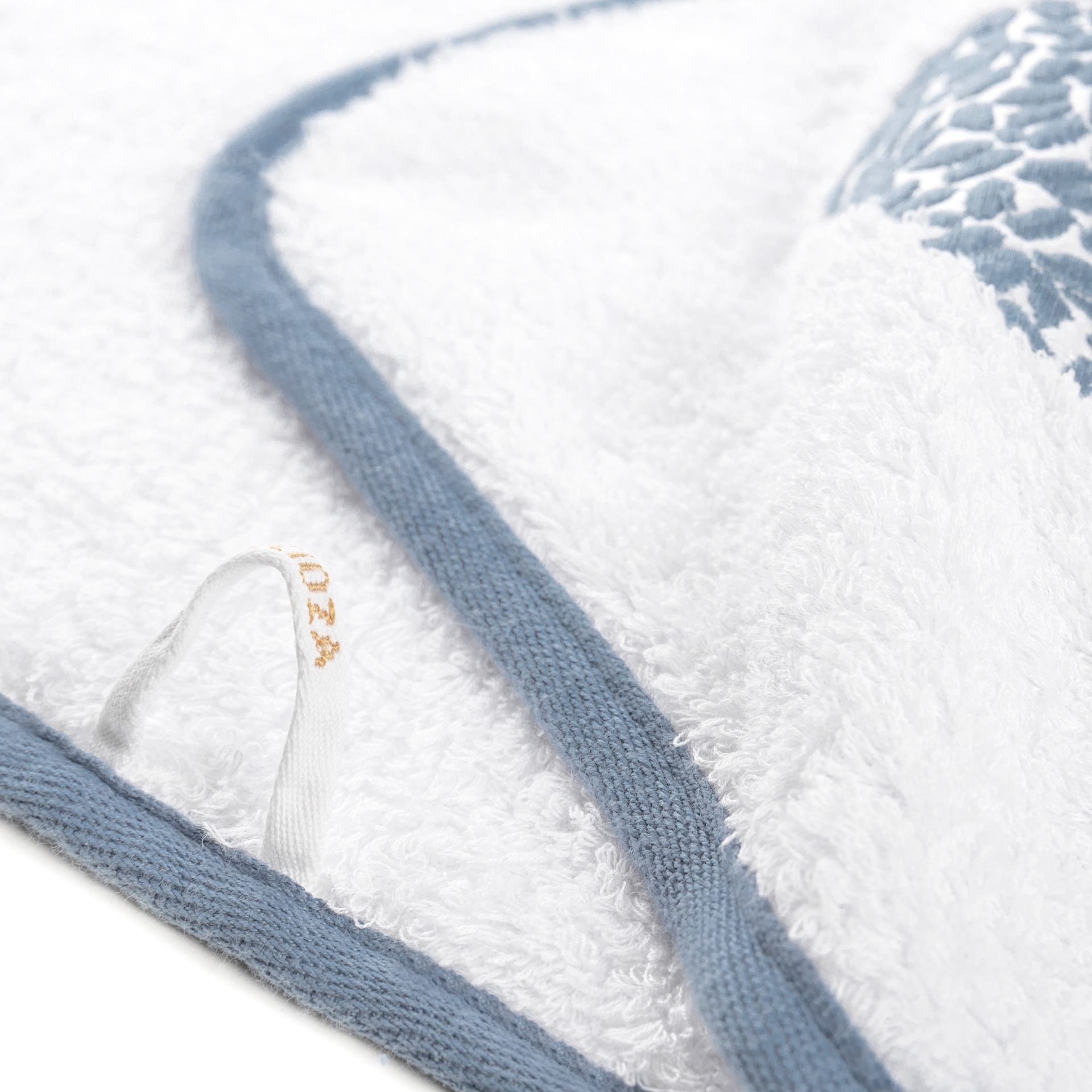 Handdukar Malone Vit:French Blue